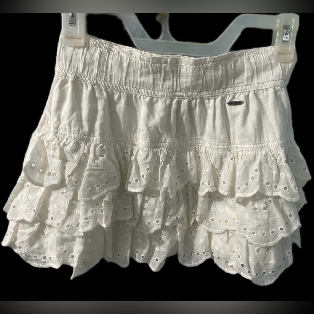 Hollister White Eyelet Skirt